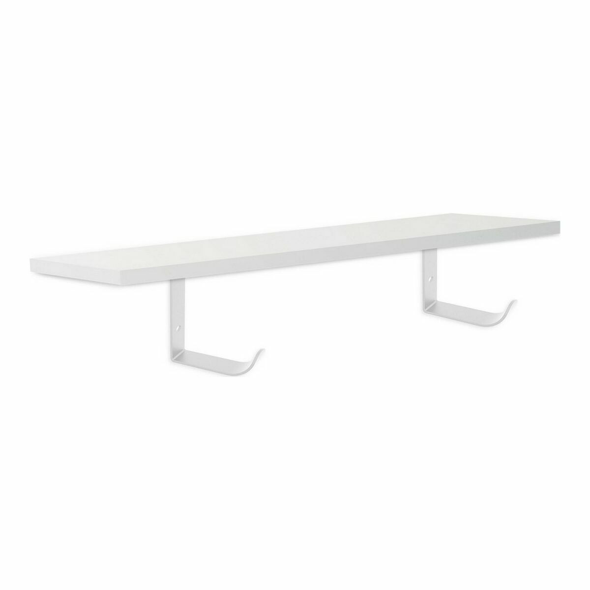 Confortime Shelves White Wooden MDF 60 x 23.5 x 1.5 cm (6 pieces)-2