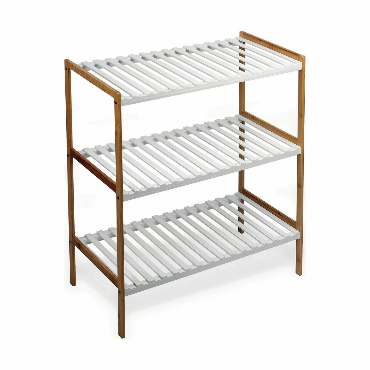 Полиця Confortime Білий Бамбук 70 x 35 x 76,2 cm (2 штук)-2