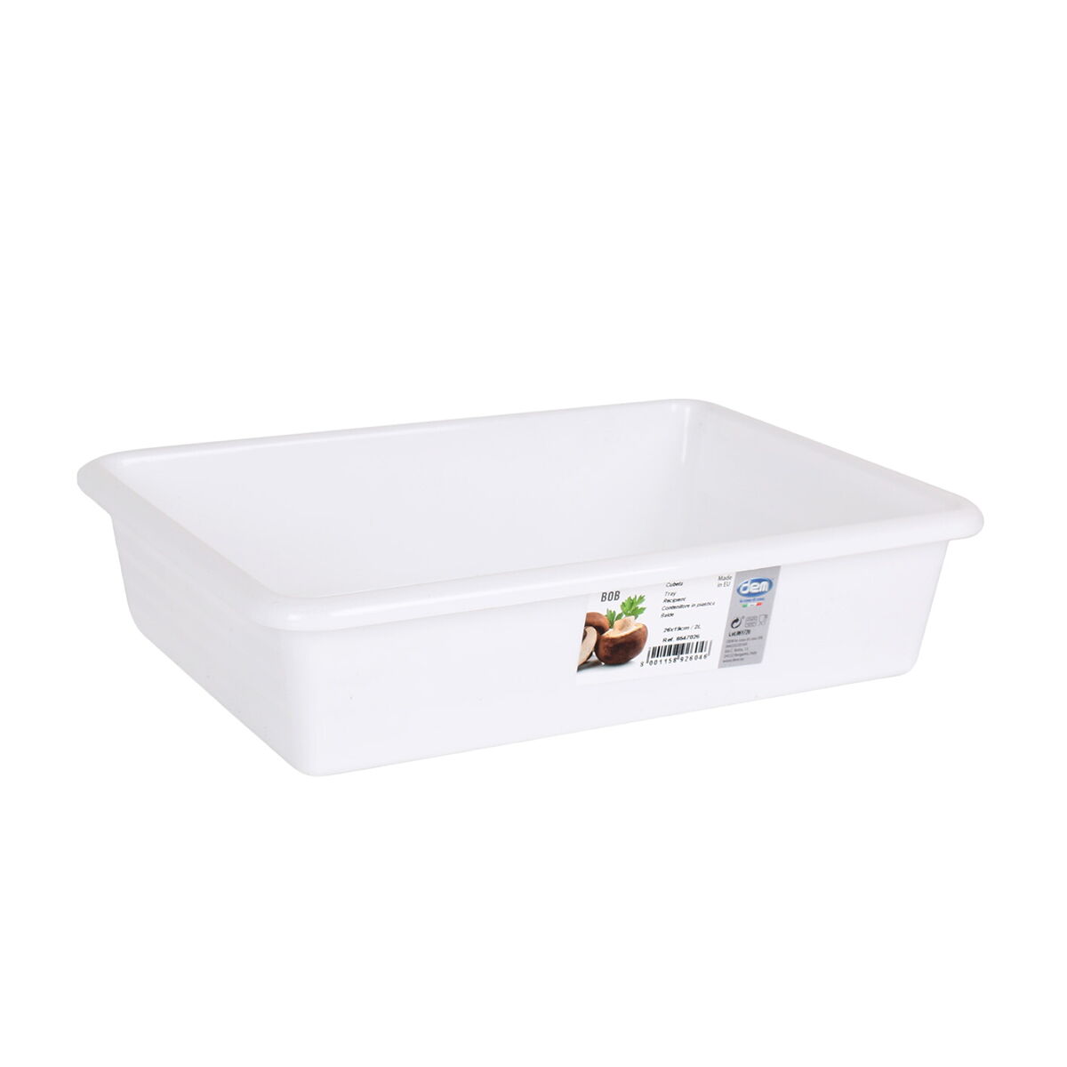 Tablett Dem Bobby 2 L 26 x 19 x 5 cm (48 Stück)-2