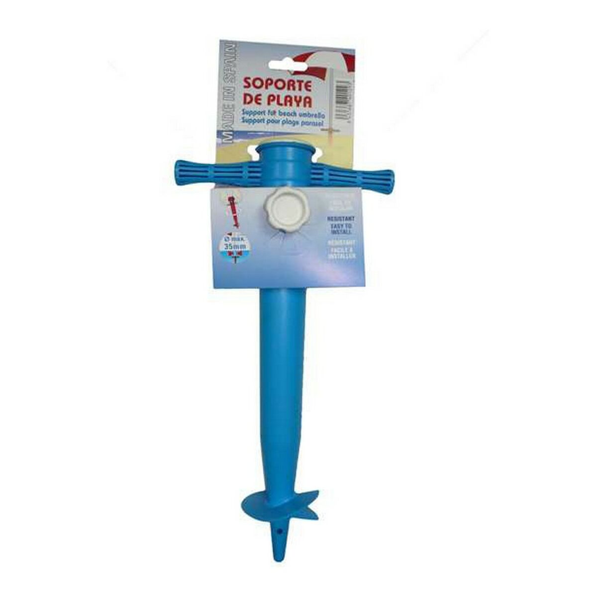 Штырь для зонтика Жёлтый Синий Зеленый Оранжевый 32 x 16,5 x 6,5 cm-2