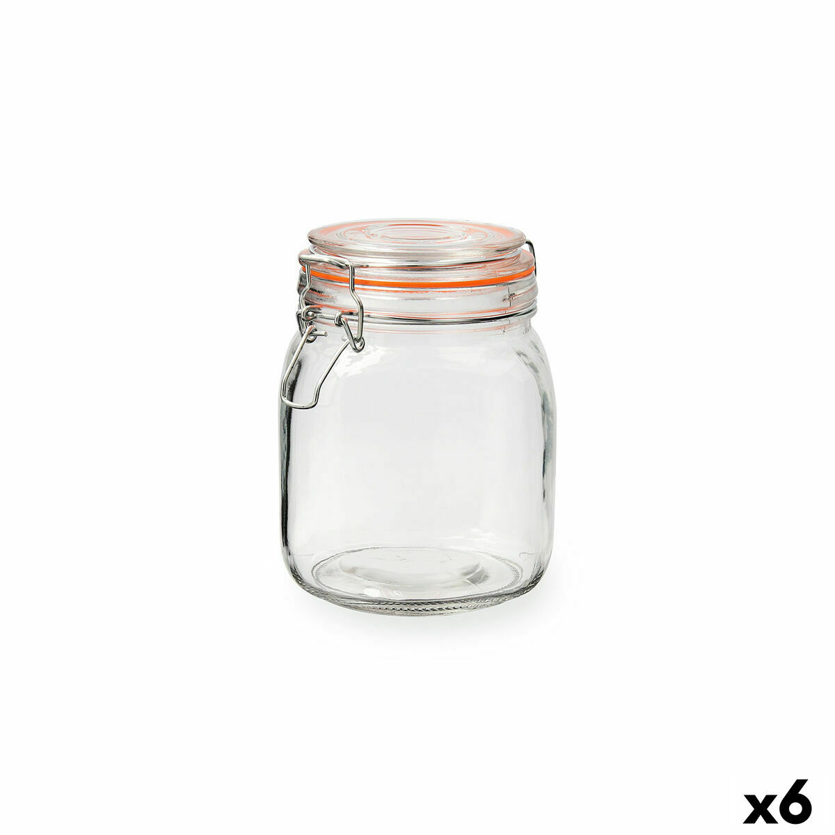 New Canette Clear Glass Jar (1L) (Συσκευασία 6x)-2