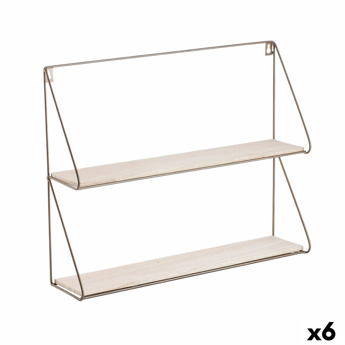 Vinthera Moa Raf Çelik Yaldızlı 50 x 40 x 12 cm (6 parça)