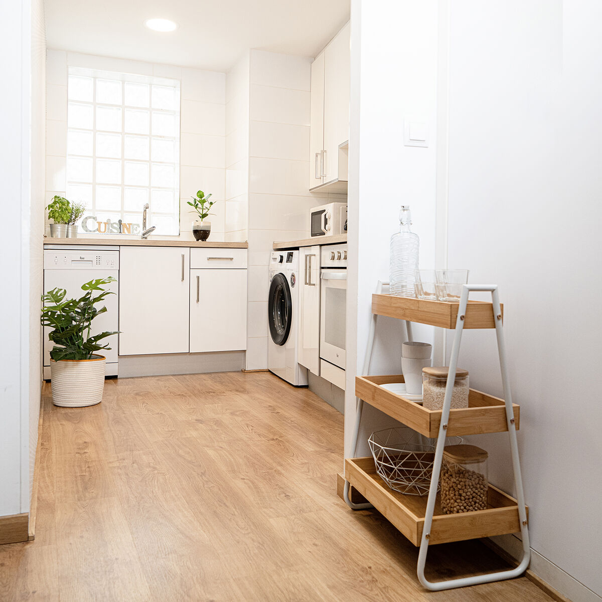 Полка Vinthera Moa Сталь Белый 46 x 30 x 70 cm-3