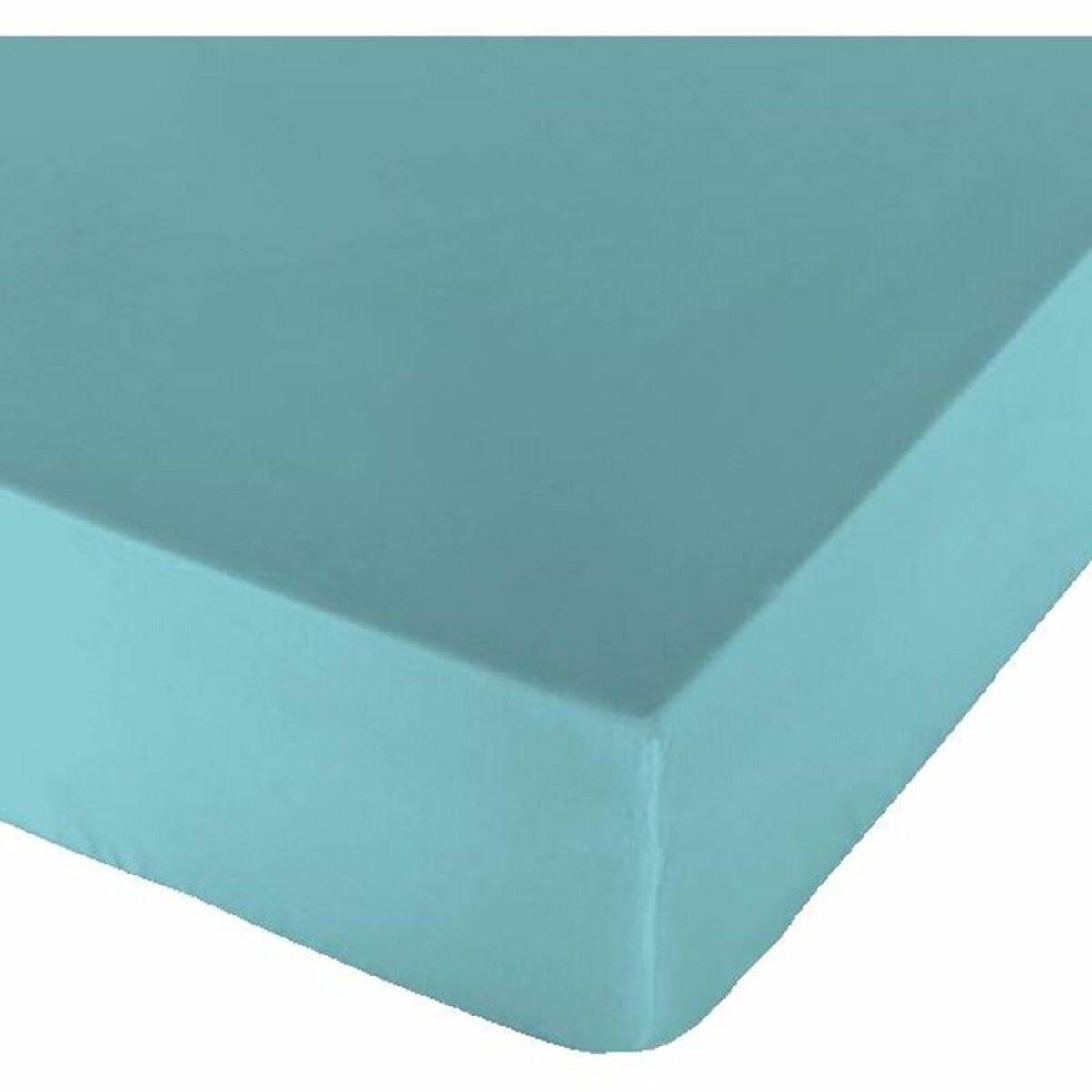 Fitted bottom sheet Naturals turquoise-2