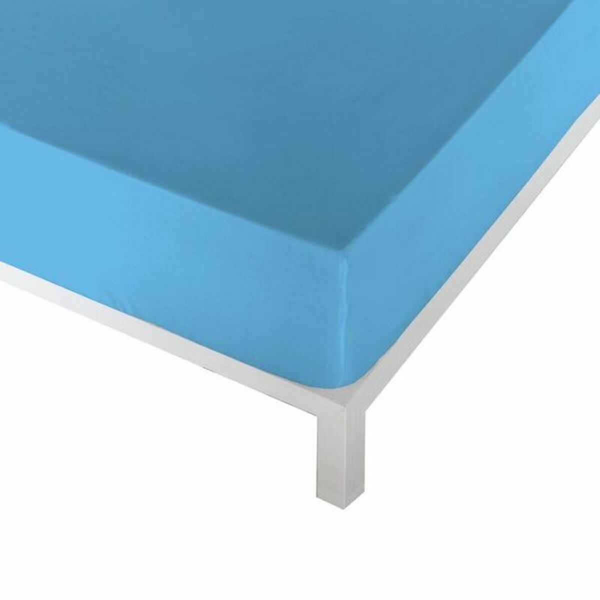 Feuille inférieure ajustée Naturals Bleu-3
