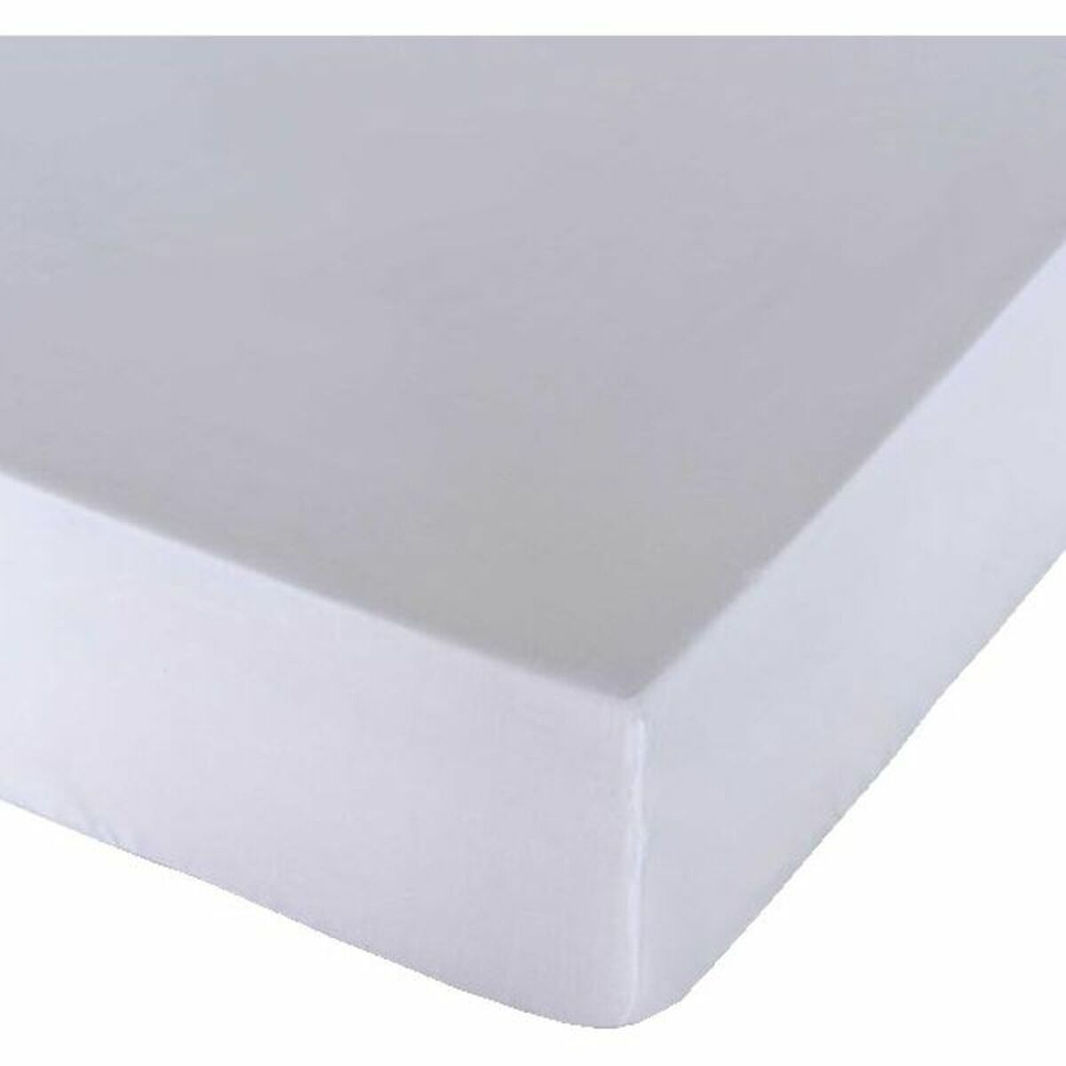 Feuille inférieure ajustée Naturals Blanc-2
