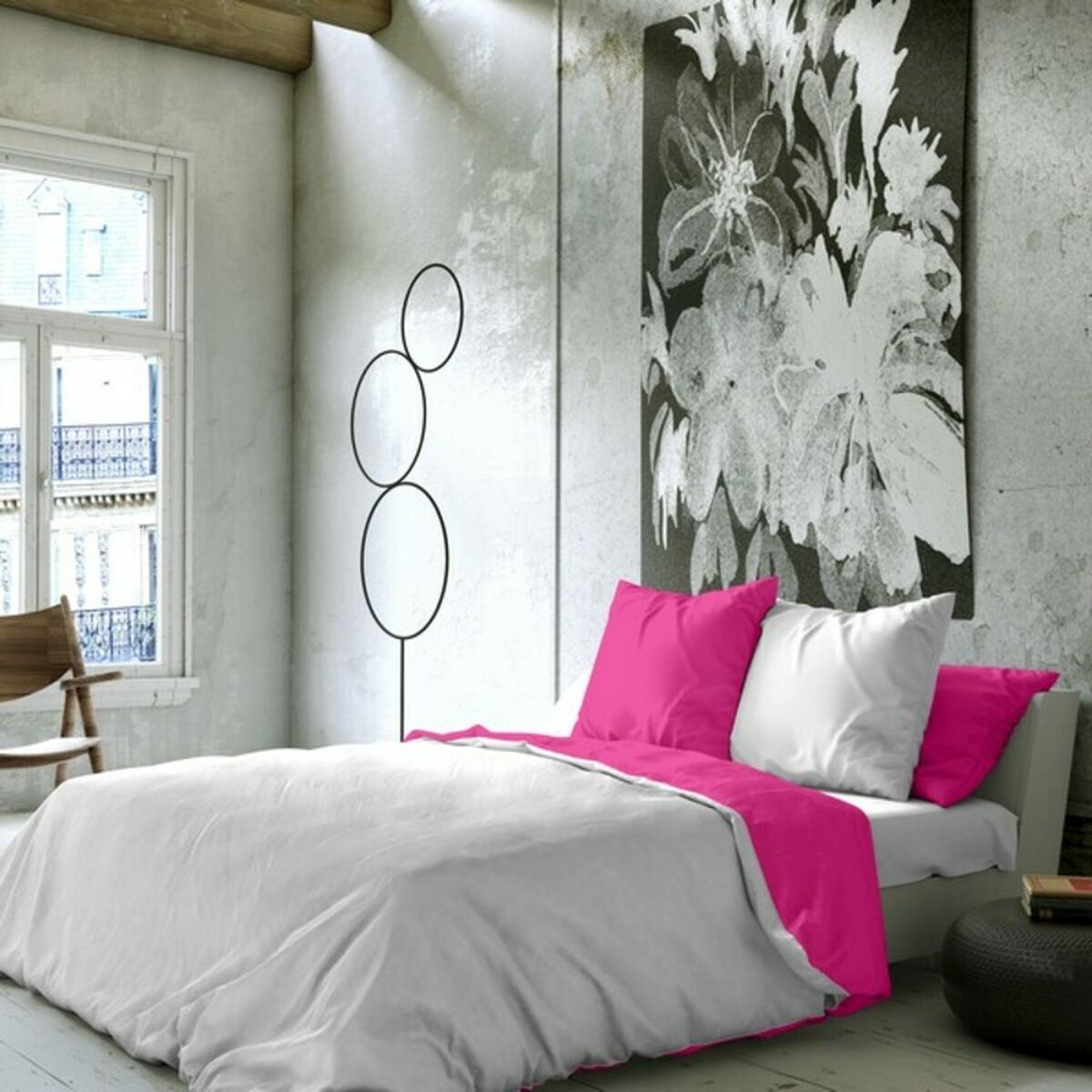 Naturals White Fuchsia-3