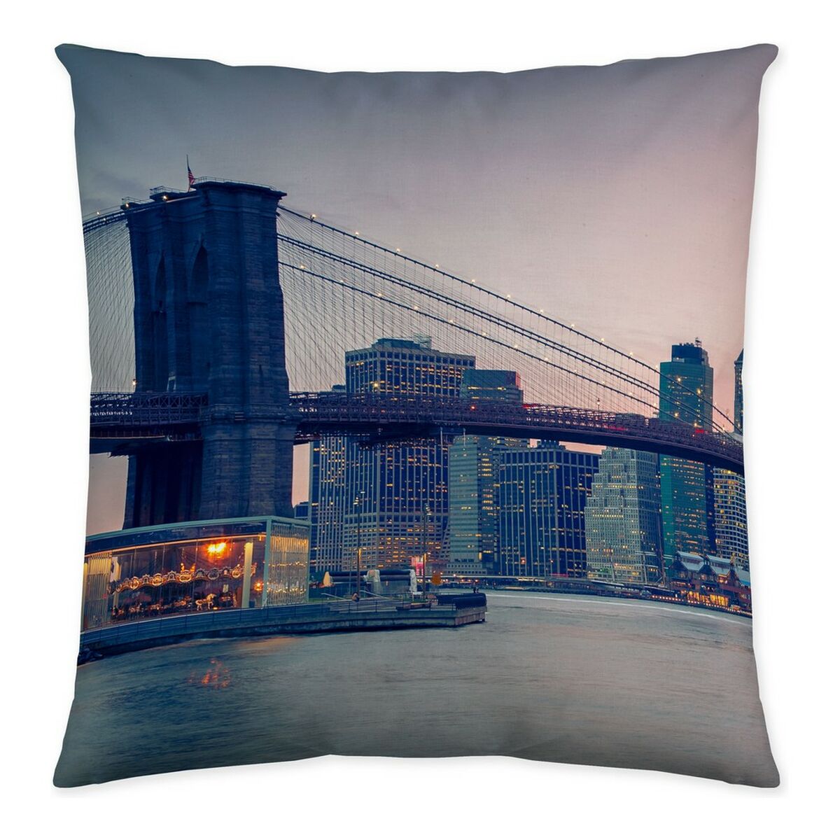 Naturals BROOKLIN BRIDGE Pillow Cover 1 Items 50 x 50 cm-2