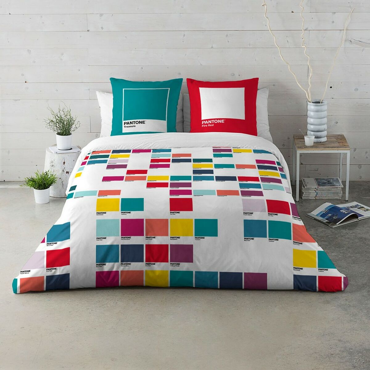 Mosaic Colorfull Pantone Duvet Cover-3