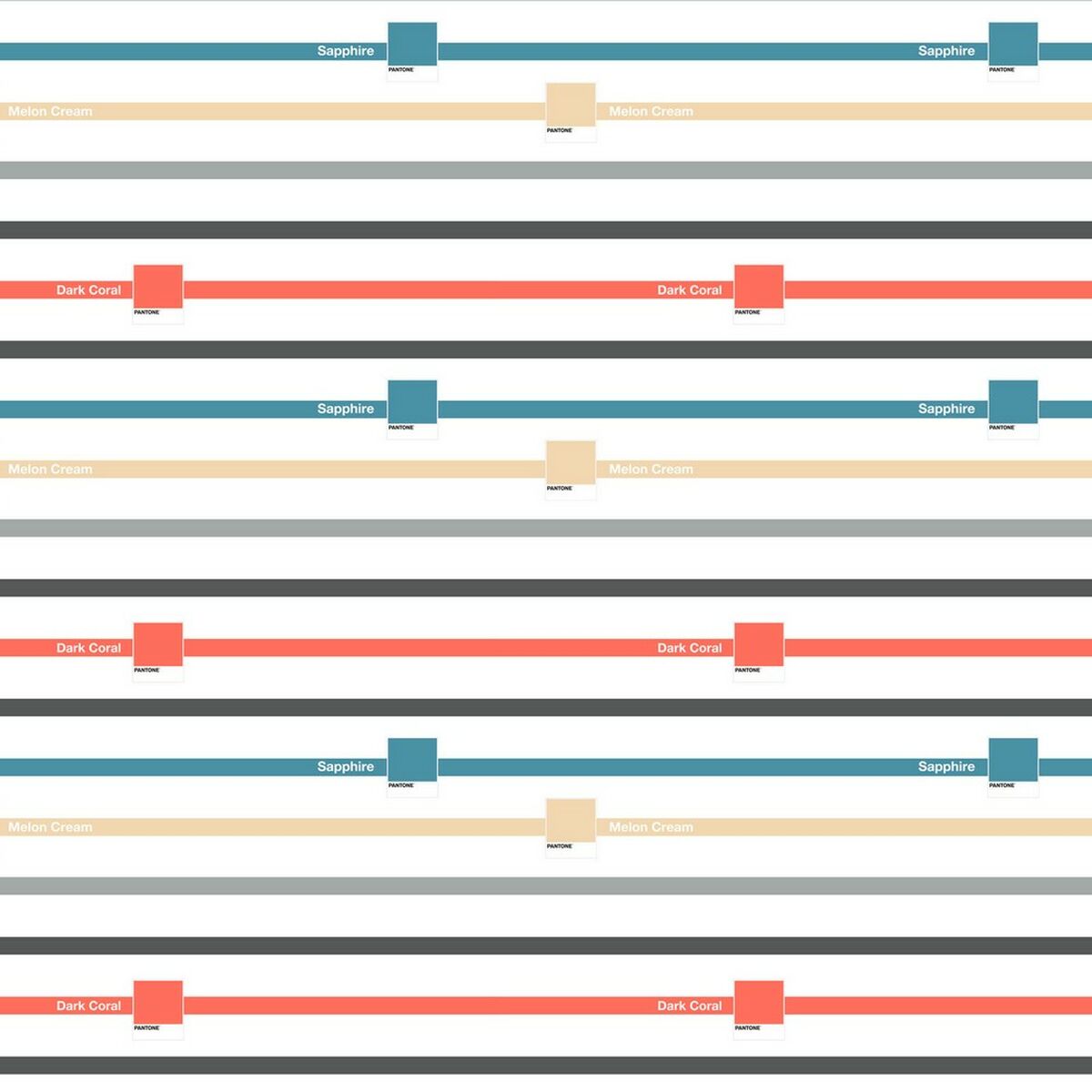 Постельное покрывало Narrow Pantone-2