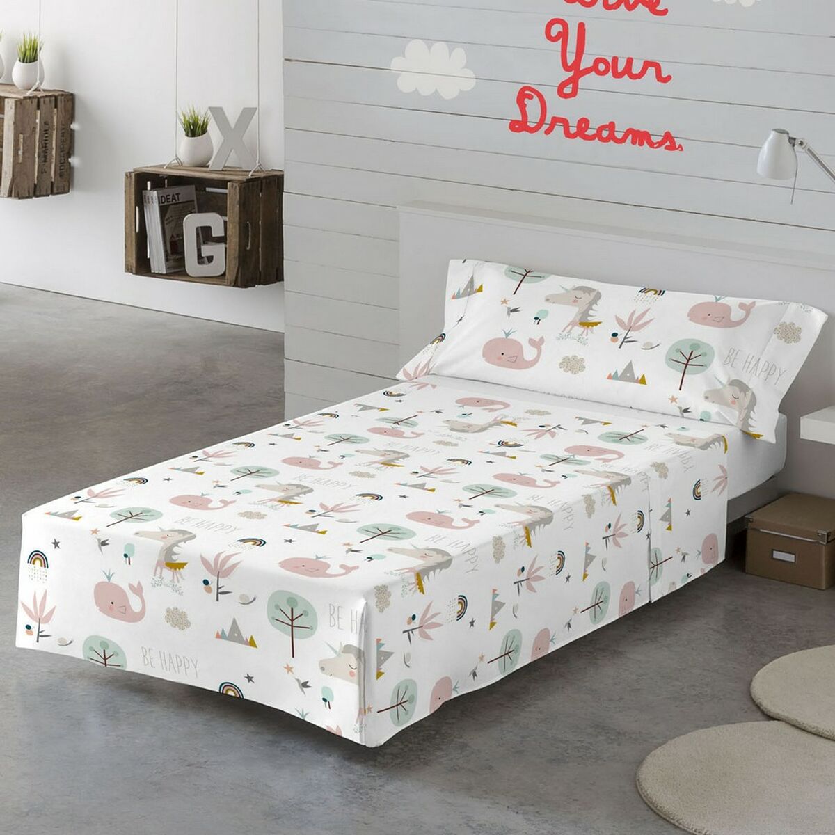 Tabletop sheet Haciendo el Indio Rainbowland 180 x 270 cm (105 bed)-3