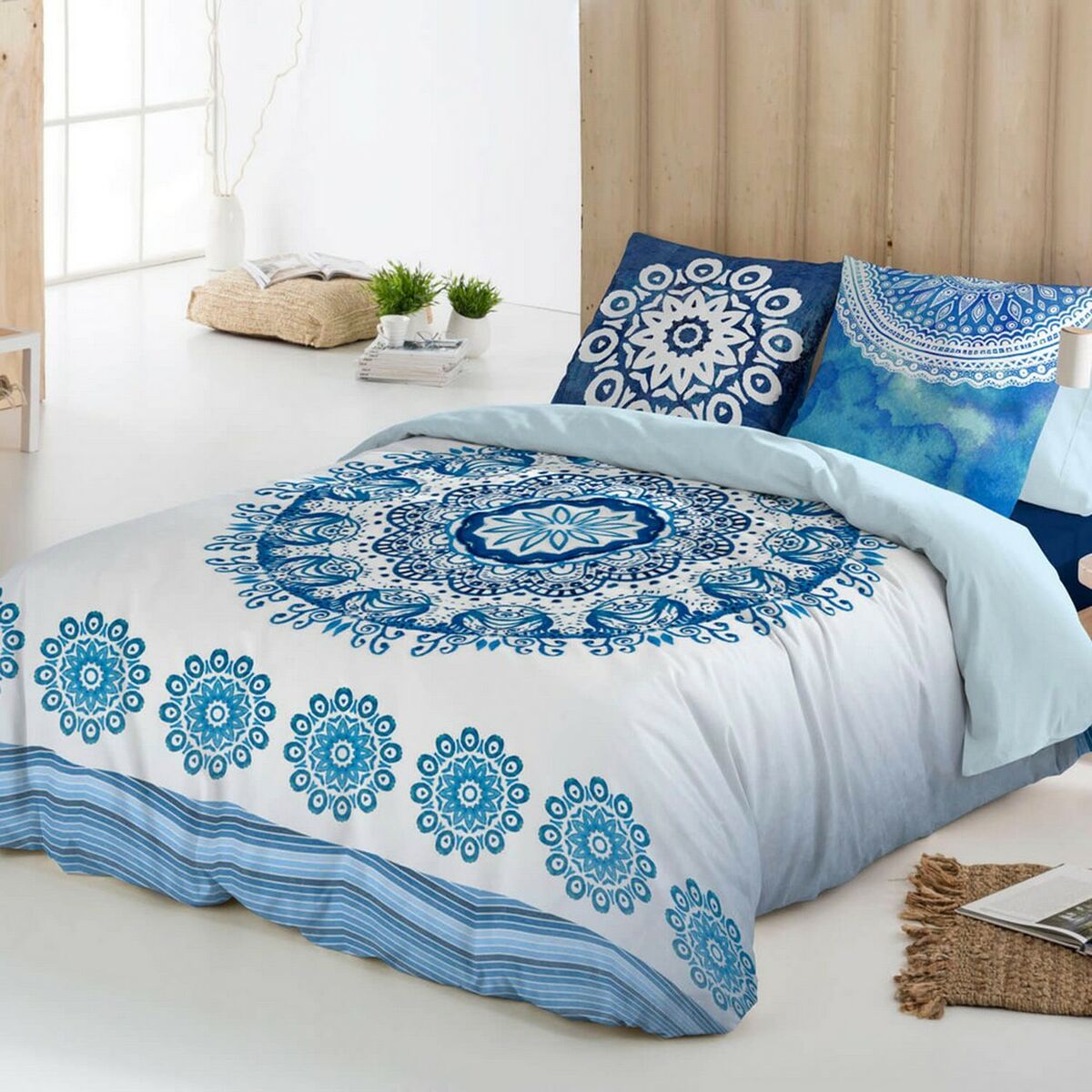 Costura Greek Indigo 180 bed 150 bed （260 x 220 cm）-2