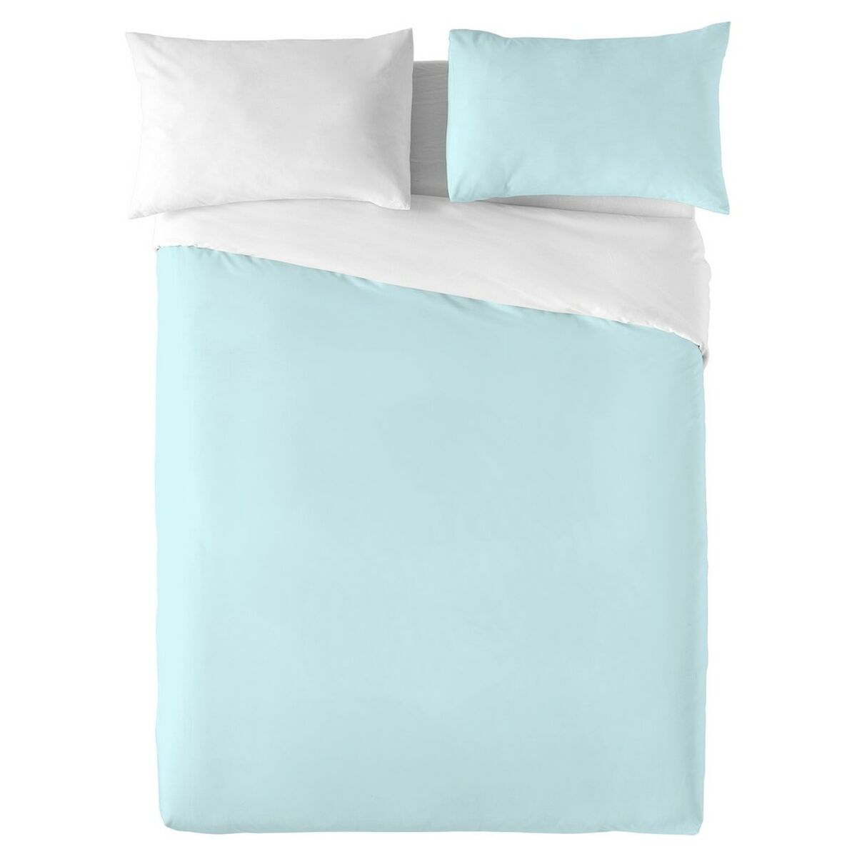 Naturals FUNDA NORDICA BICOLOR REVERSIBLE Blue White 150床（240 x 270 cm）-5