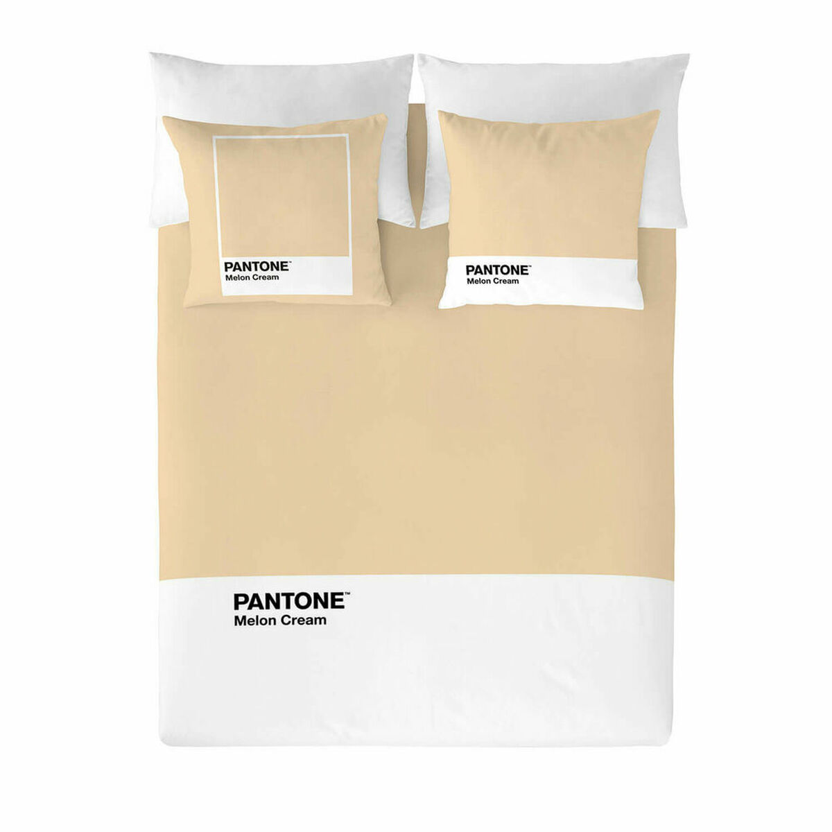 Pantone Melon Cream 135張床（220 x 220 cm）-3