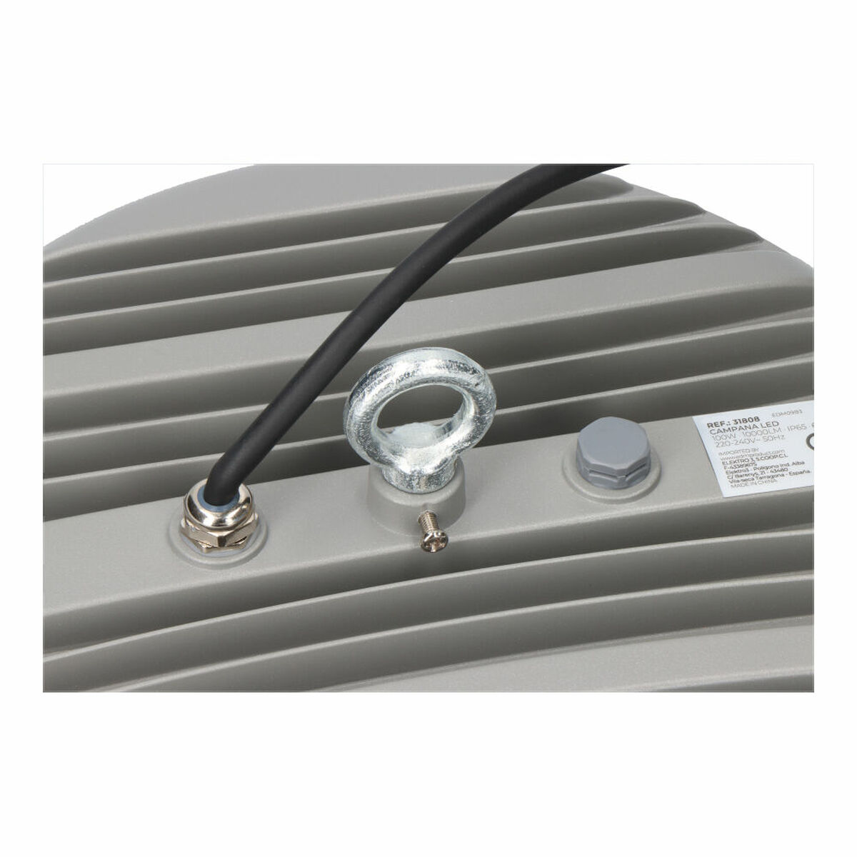 LED Glocke EDM Aluminium 100 W 10000 Lm Ø 30 x 3,2 cm-8