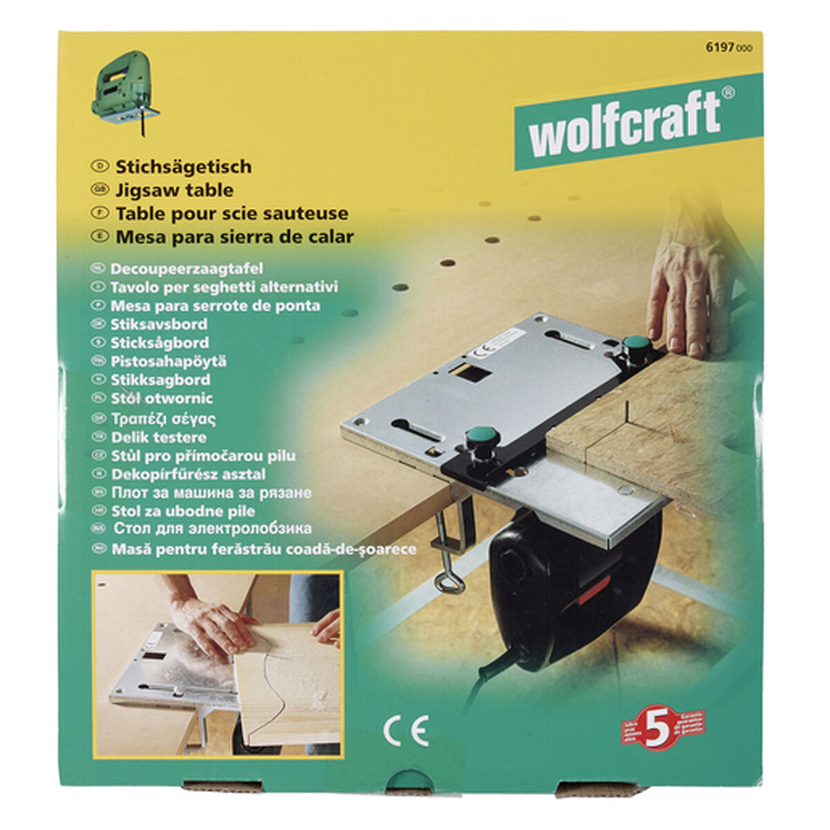 Desktop Wolfcraft 6197000 Jigsaw 32 x 30 cm-4