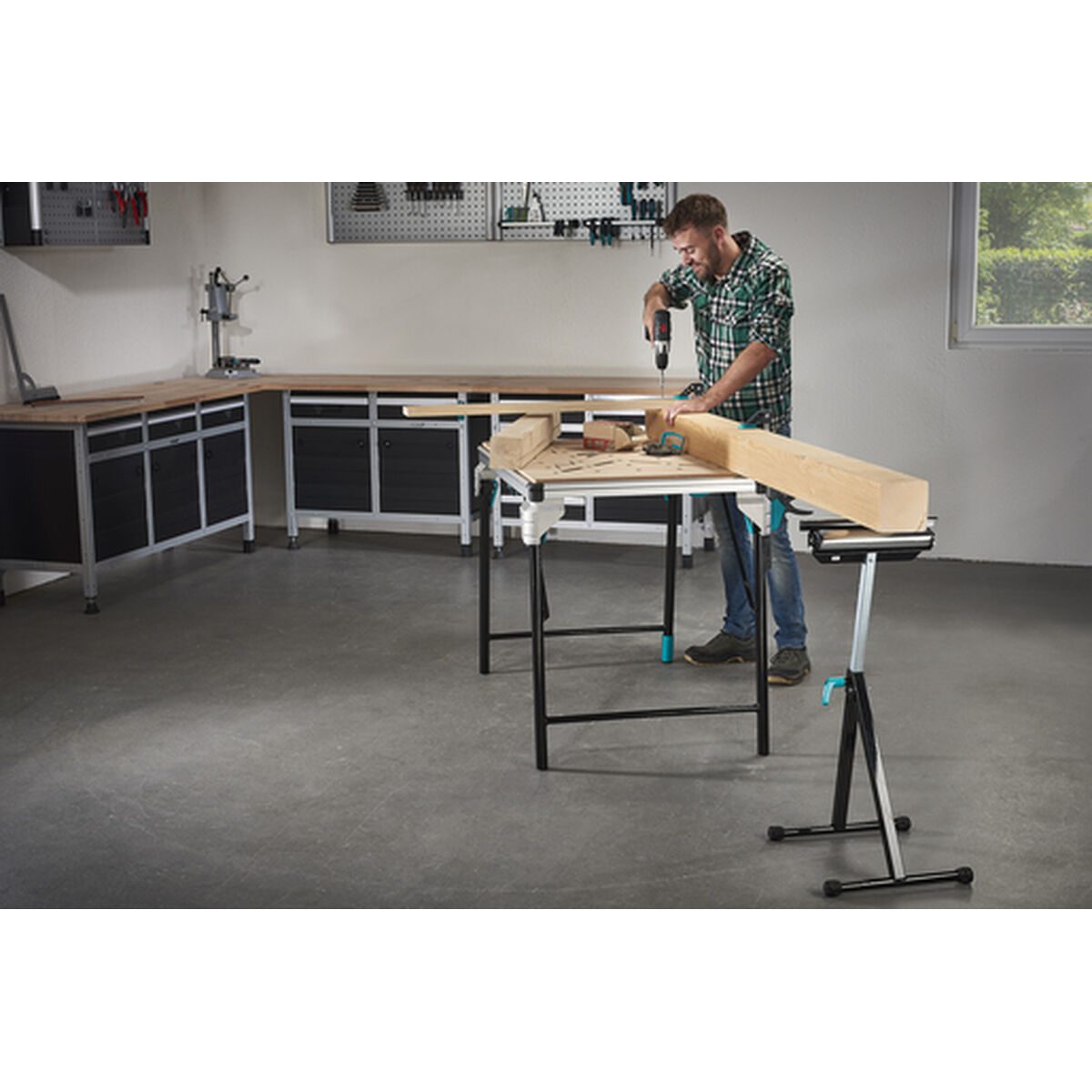 Caballete Wolfcraft 6102300 Multifuncional 50 kg-4