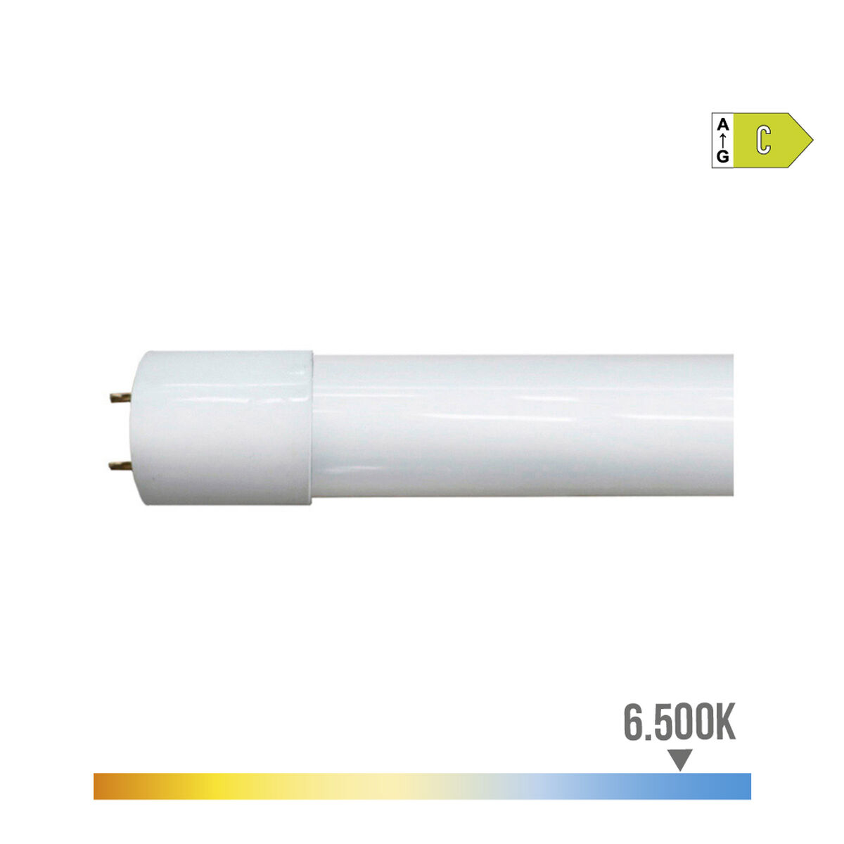 Tubo de LED EDM T8 12 W 1940 Lm 6500 K C  2,6 x 90 cm-3