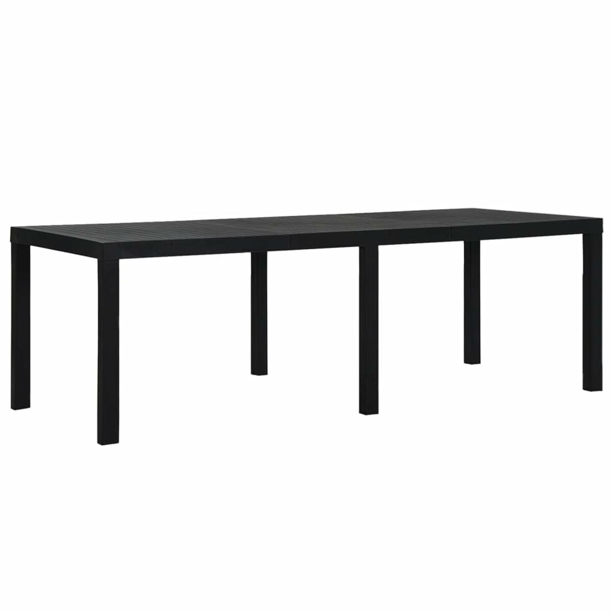 Обеденный стол IPAE Progarden Indo ind012an Выдвижной Антрацитный 220 x 90 x 72 cm-2
