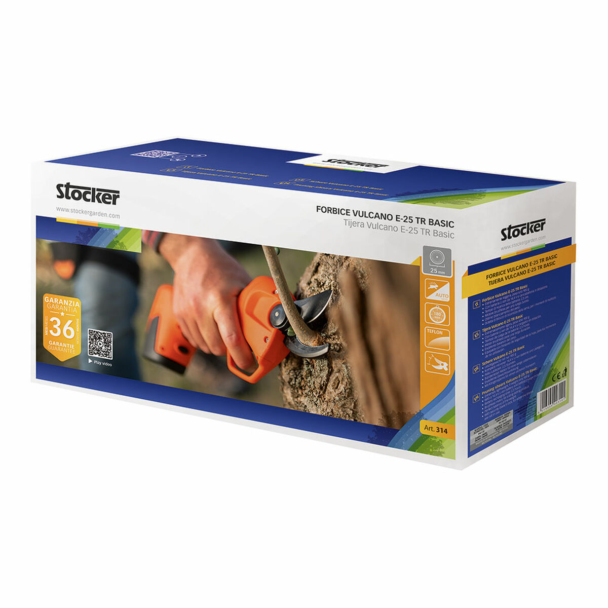 Battery pruning shears Stocker Vulcano E-24 TR Basic ST-314 20-25 mm-2