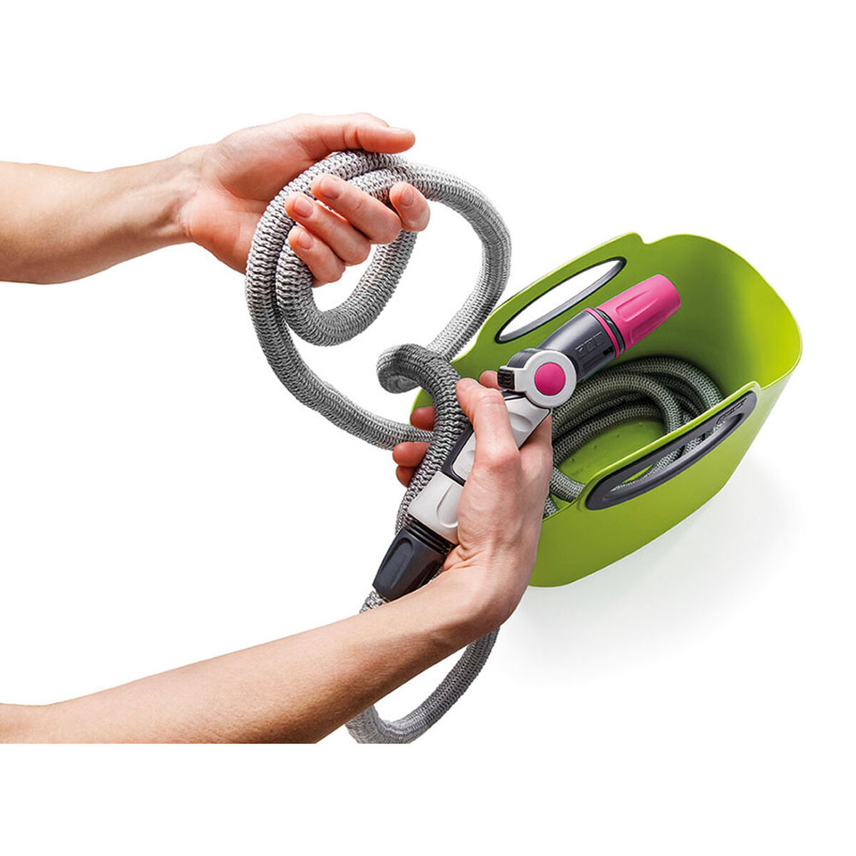 Набор шлангов с принадлежностями GF Garden Aquapop gf80287603 Выдвижной корзина лимонный Пластик 30 m-2