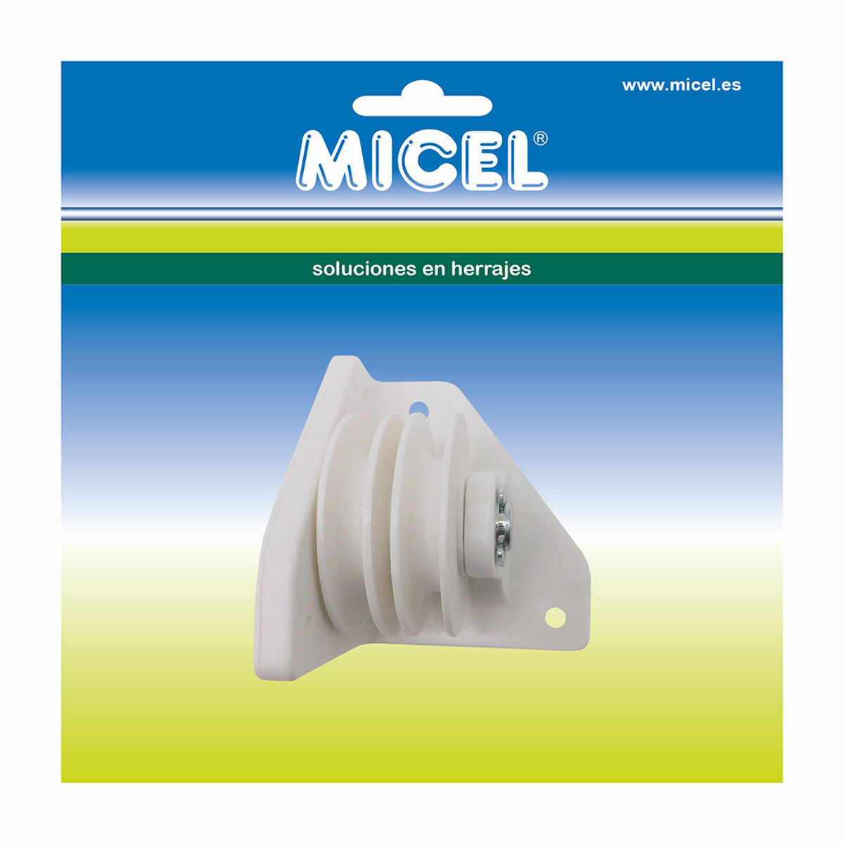 Шків для маркізи Micel TLD20 Нейлон 7,3 x 7,3 x 8 cm Бічний Білий-2