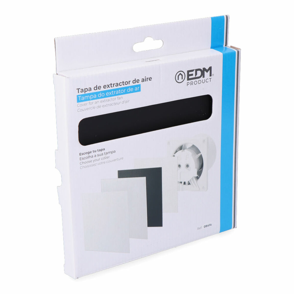 Крышка вытяжного устройства EDM 08414 08413 17,5 x 17,5 cm-3