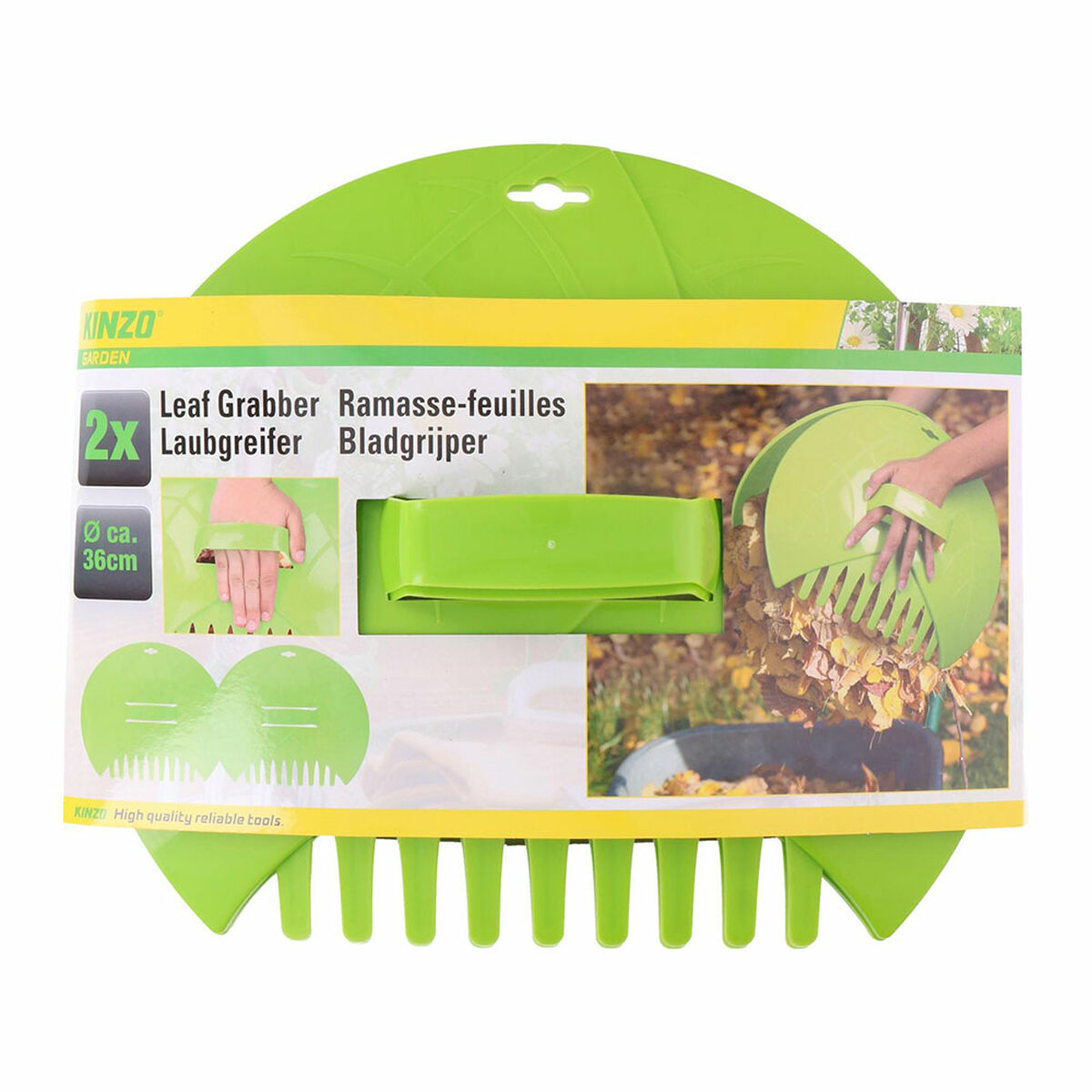 Грабли для сбора листвы Kinzo 36 x 31 x 8 cm-2