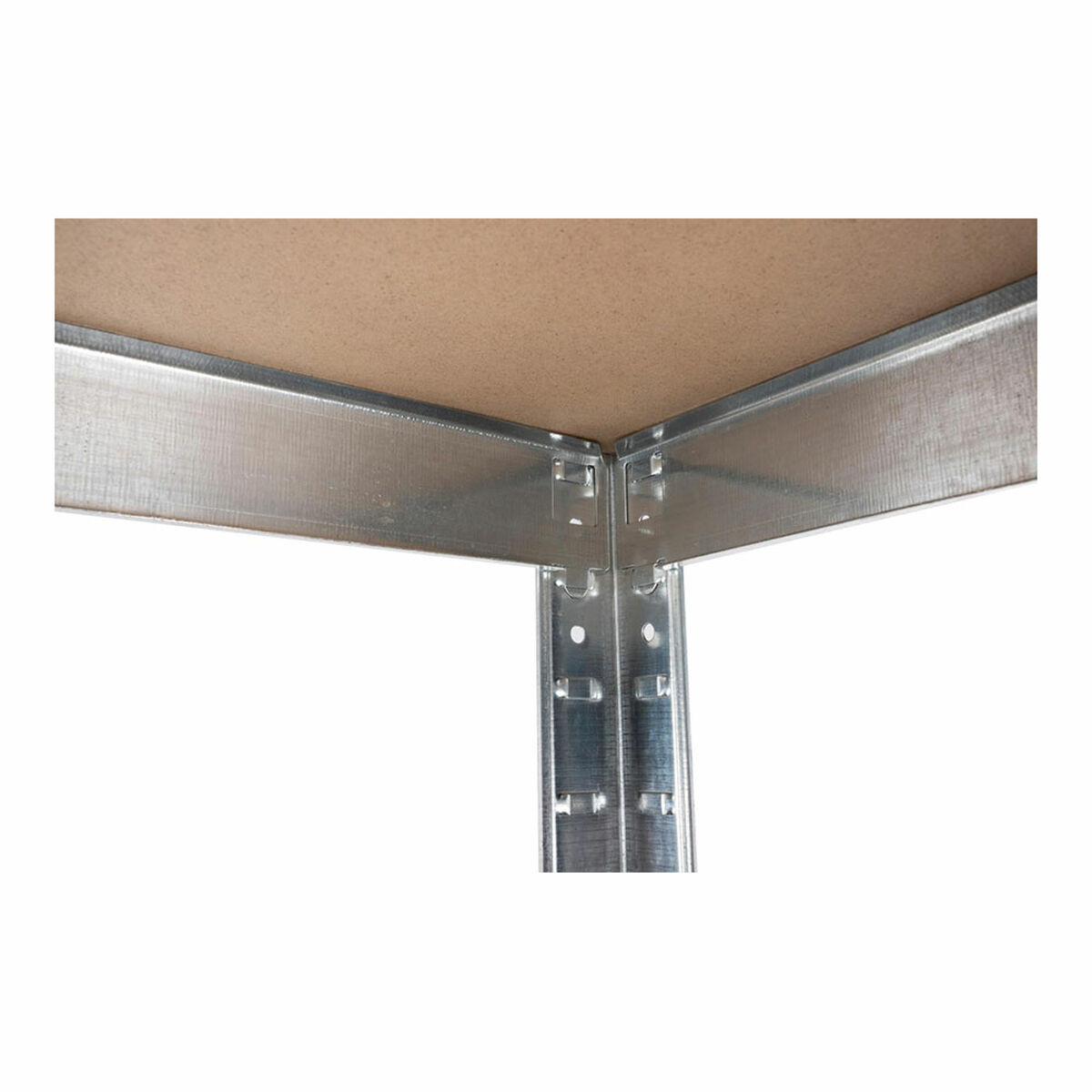 Étagère en acier inoxydable en bois Kinzo 5 étagères 750 kg 75 x 30 x 172 cm-3