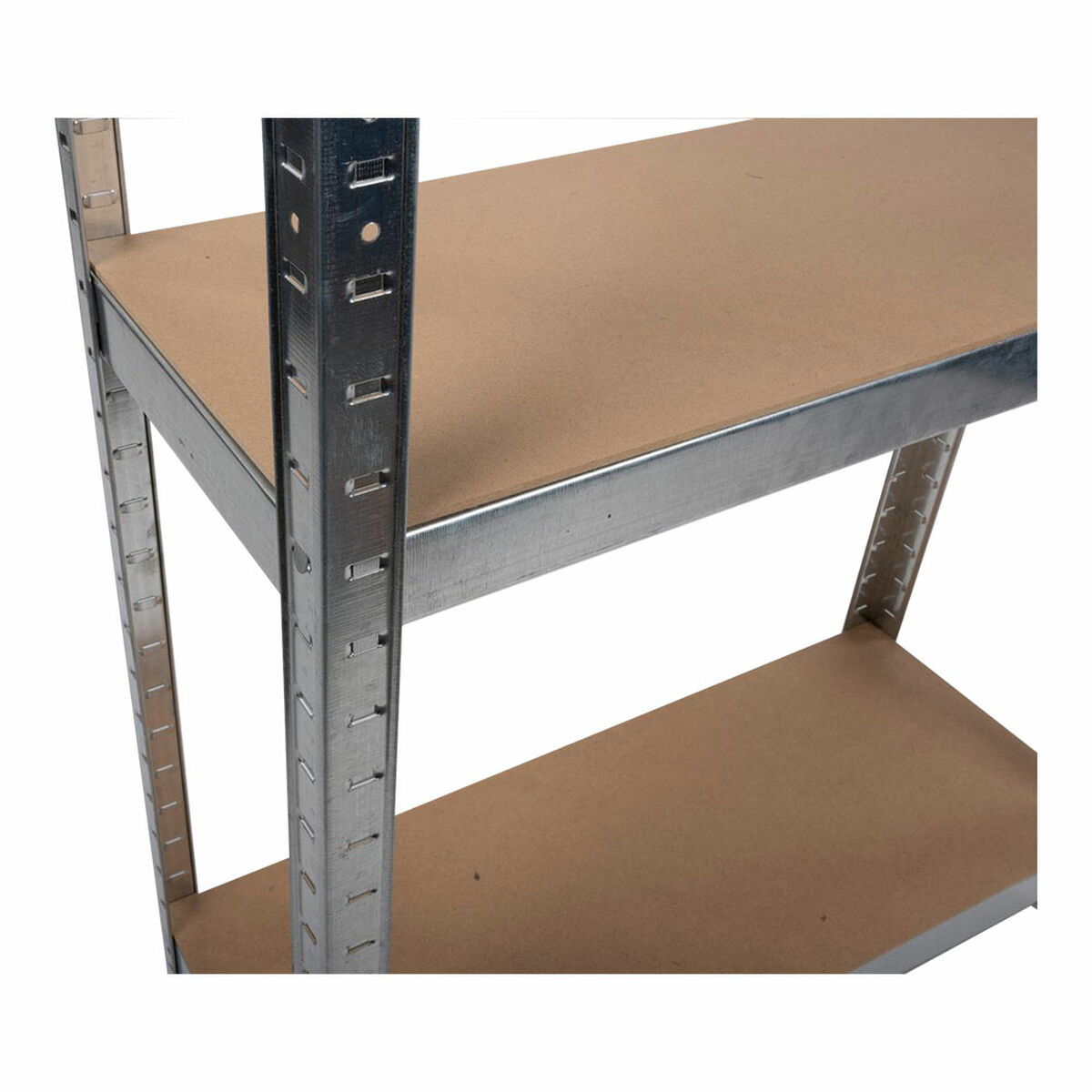 Étagère en acier inoxydable en bois Kinzo 5 étagères 750 kg 75 x 30 x 172 cm-4