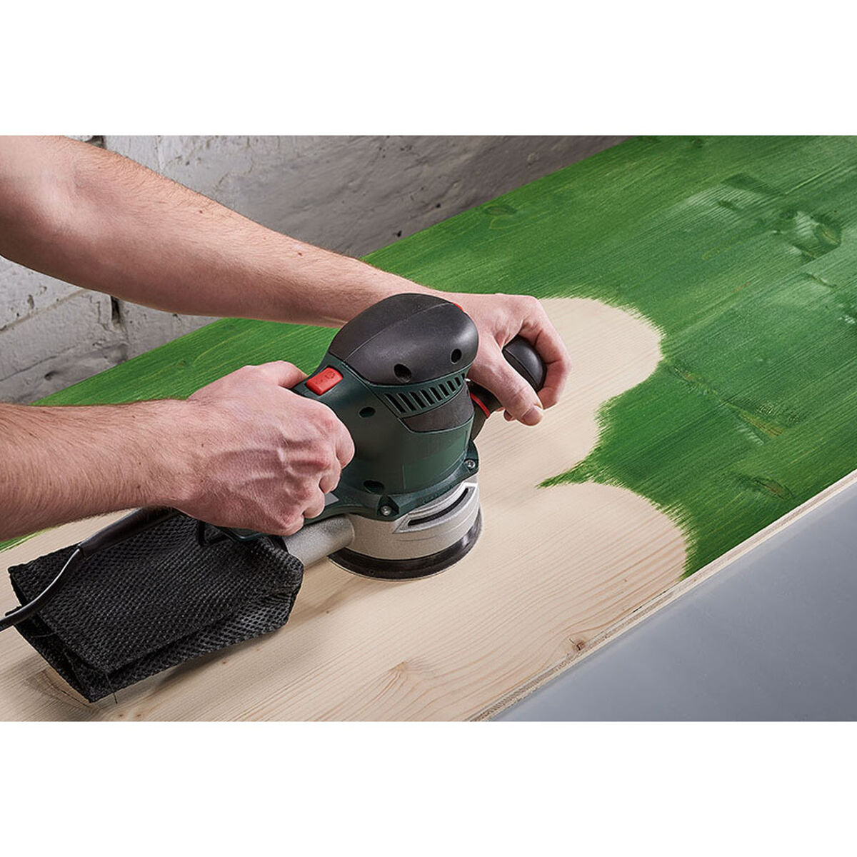 Шлифовальный диск с многоотверстиями для эксцентриковой шлифмашине Wolfcraft 1109000 Ø 125 mm 180 g 5 штук-8