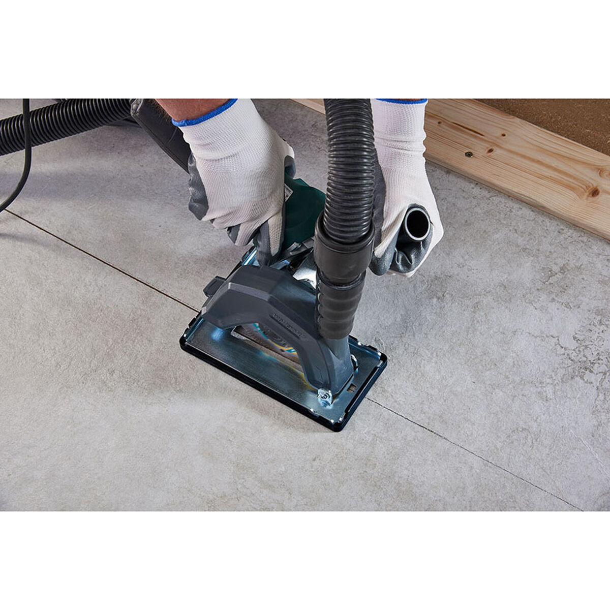 Support for dust aspiration guide and guide for Wolfcraft 5017000 angle grinder-8