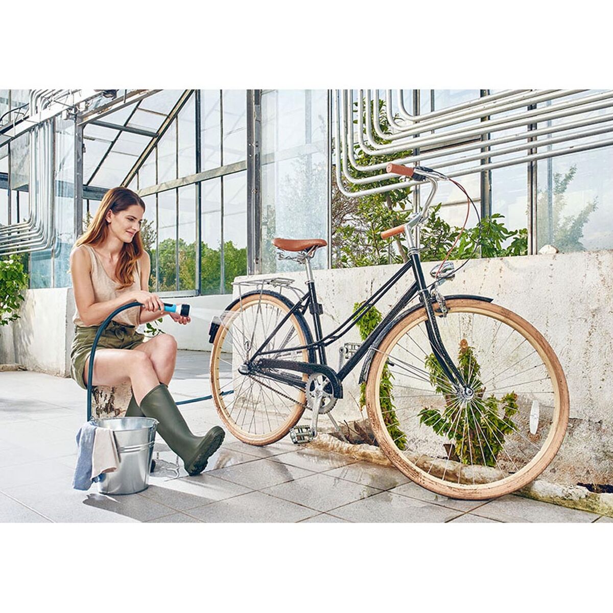 Набор шлангов с принадлежностями Cellfast Zygzag 15 m Выдвижной-5