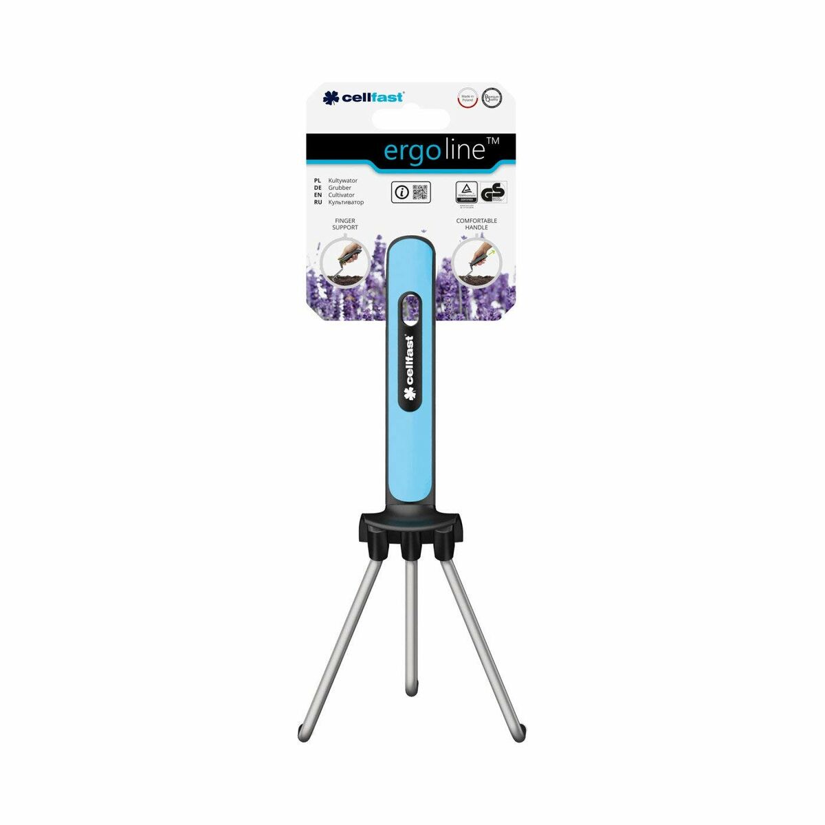 Культиватор (короткая ручка) Cellfast Energo Нержавеющая сталь-2