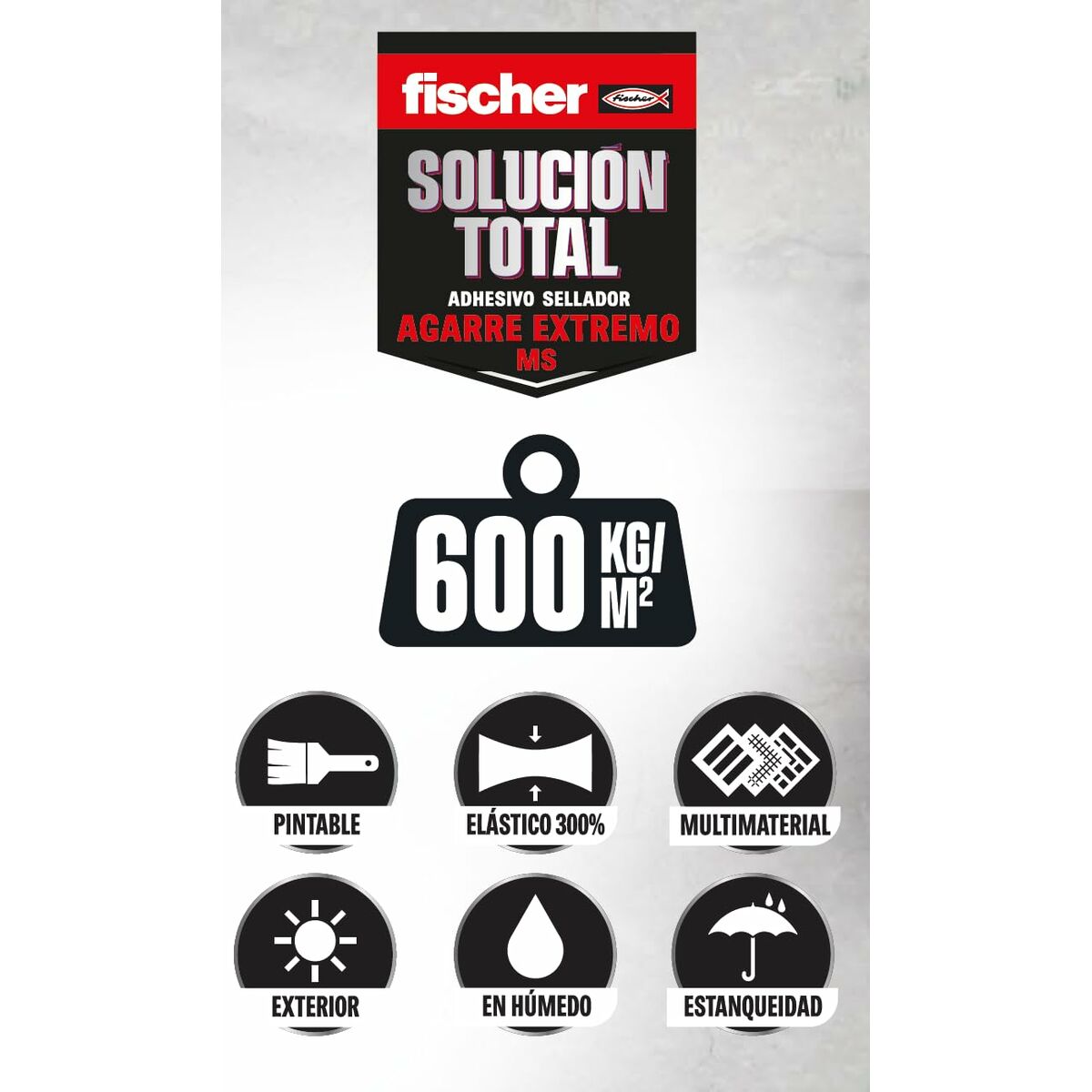 Sealant/Glue Fischer Solución Total 572475 White 290 ml Super strong-2