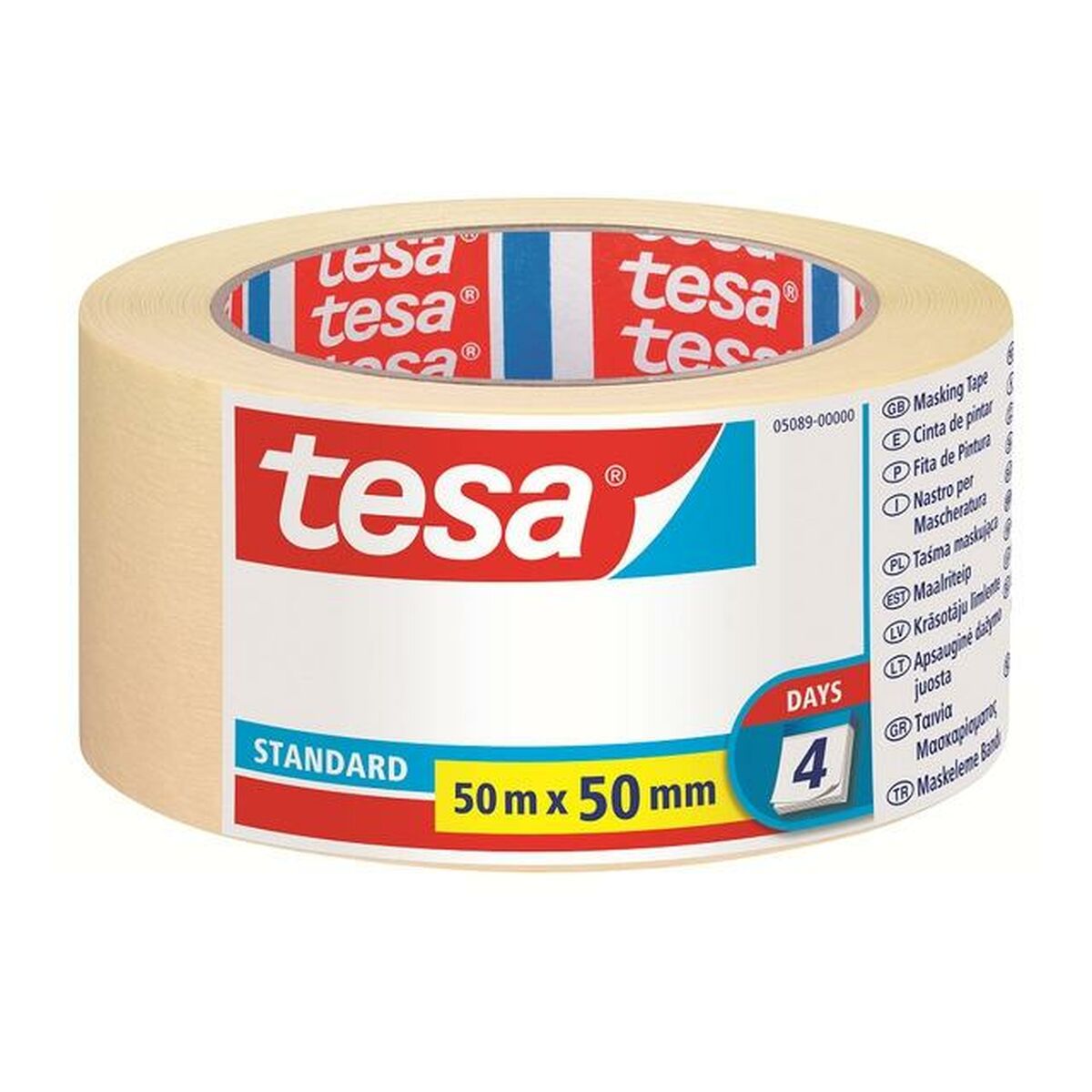 Клейкая лента TESA 50 m 50 mm Белый-2