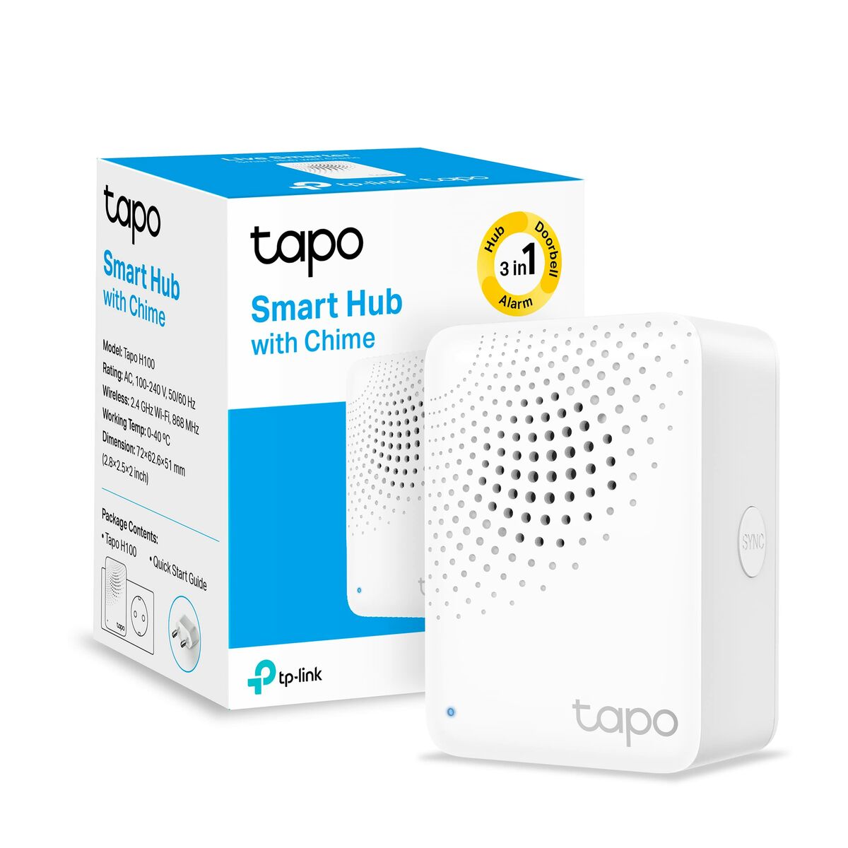 Датчик Движения TP-Link Tapo H100 Белый-5