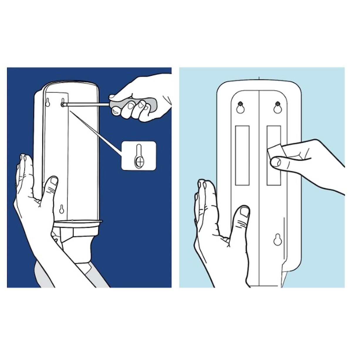 肥皂分配器Tork白色塑料500毫升-2