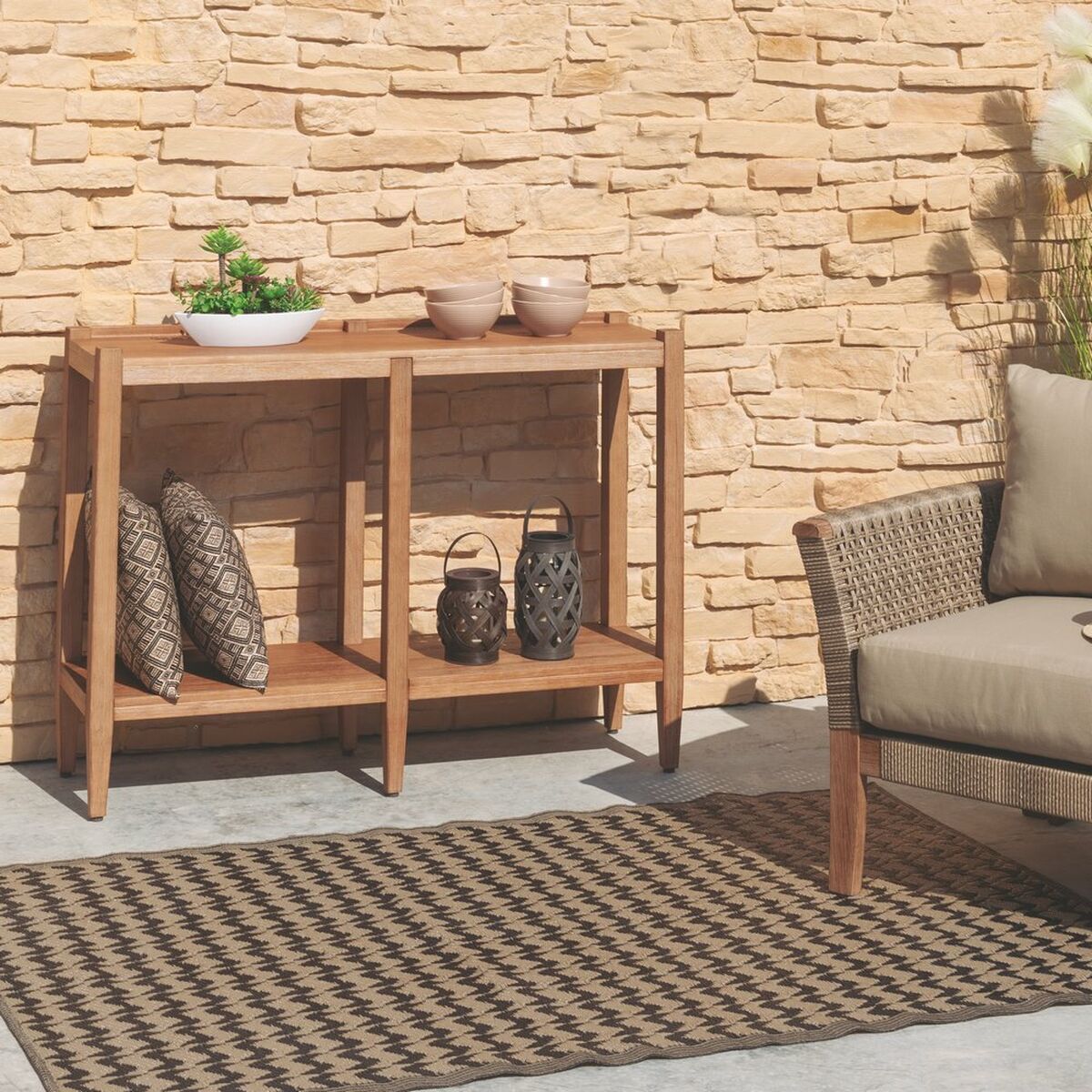 Устройство Marilyn 120 x 35 x 85 cm древесина акации-2