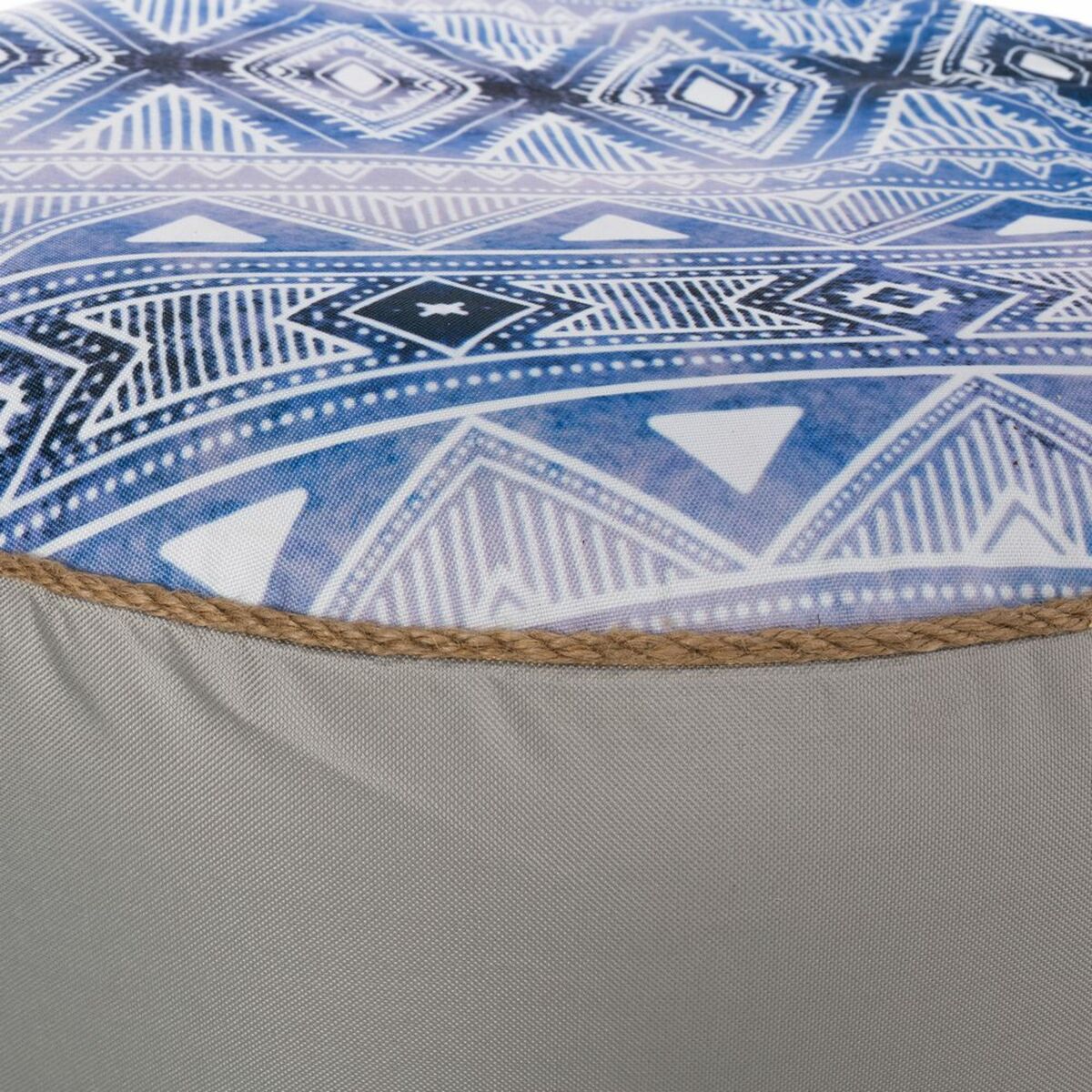 Надувной пуфф Без втулки Синий 55 x 55 x 25 cm-4