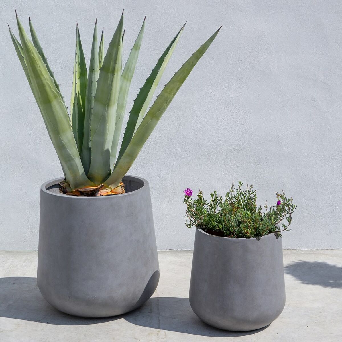 Conjunto de cachaça Samos Cinza 60 x 60 x 60 cm (2 peças)-2