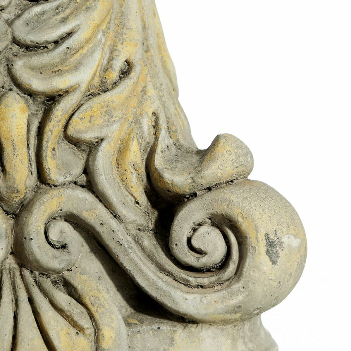 Подсвечник 19,5 x 19,5 x 42 cm Стеклянный Цемент Кремовый-2