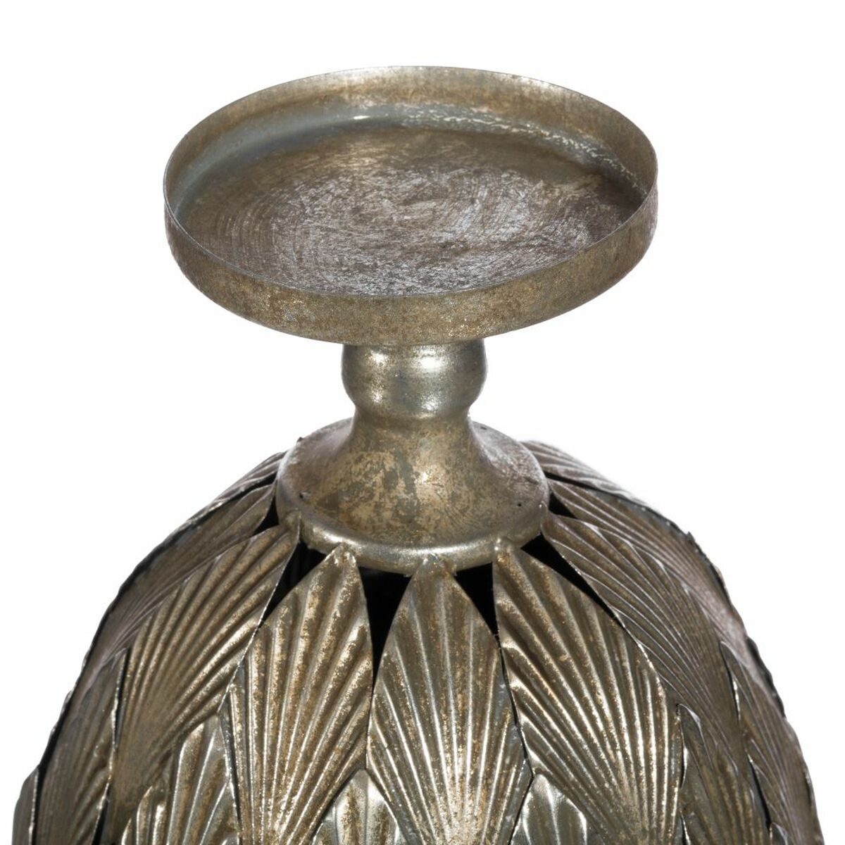 Подсвечник 15,5 x 15,5 x 28 cm Металл Серебряный-4