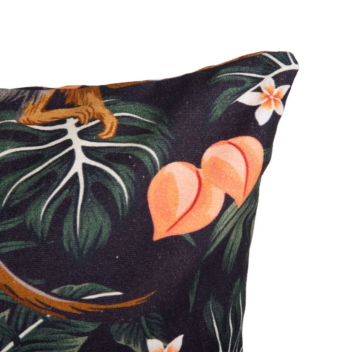 כרית ג 'ונגל שחור 50 x 50 x 2 ס 