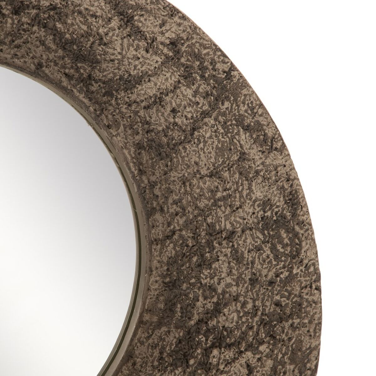 Настенное зеркало 91,4 x 2,5 x 91,4 cm Позолоченный Алюминий Деревянный MDF-3