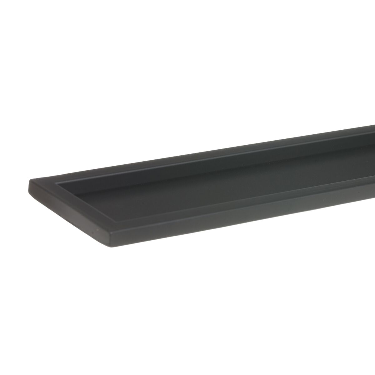 Настенное зеркало 90 x 10 x 50 cm Стеклянный Чёрный Металл-2