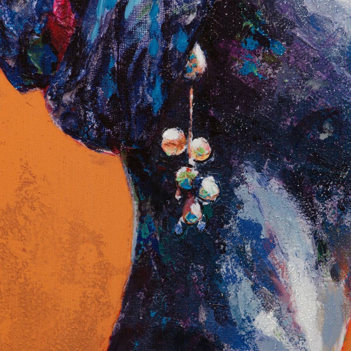 Полотно 75 x 3,5 x 100 cm Африканка-5