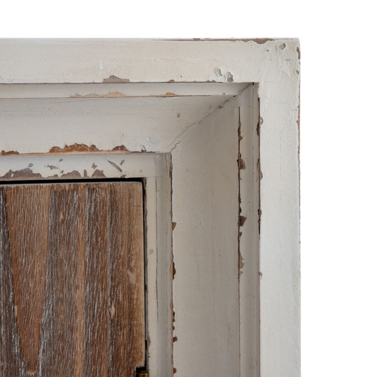 Шкаф NATURE 79 x 40 x 96 cm Натуральный Белый древесина ели Деревянный MDF-6