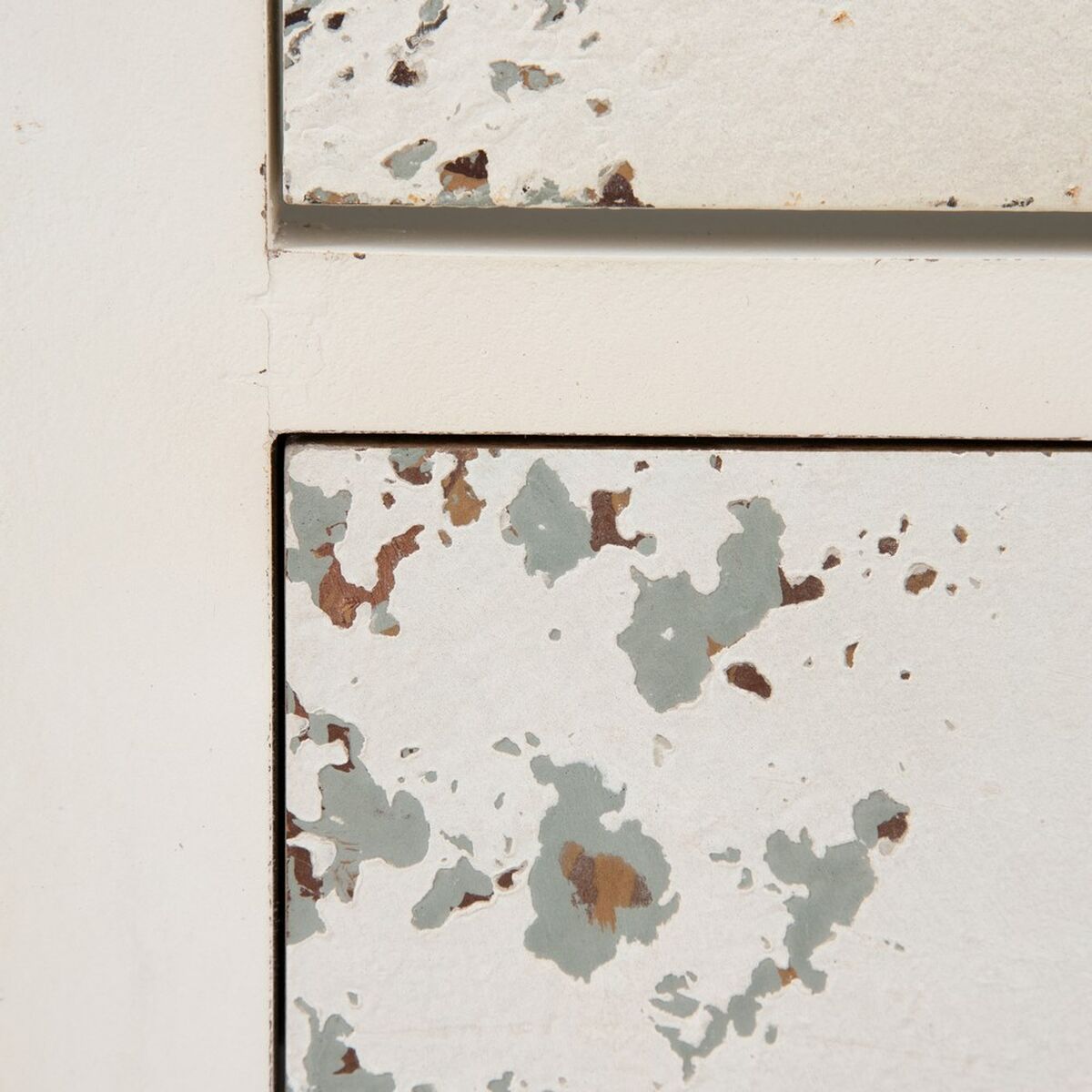 Шкаф SHABBY CHIC 71 x 40 x 111 cm Белый древесина ели Деревянный MDF-6