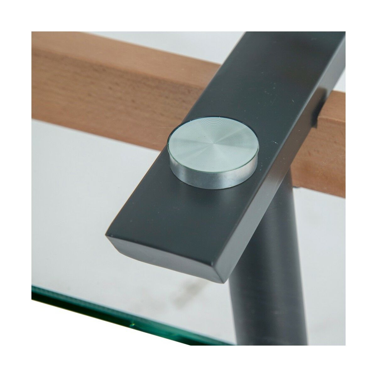 Обеденный стол 140 x 80 x 75 cm Стеклянный Чёрный Металл-5